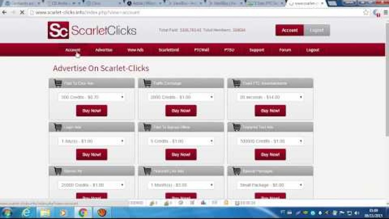 Scarlet Clicks paga! Ganhe dinheiro com Scarlet Clicks